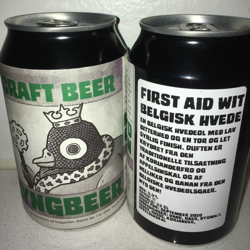 Lyngbeers First Aid Wit øl